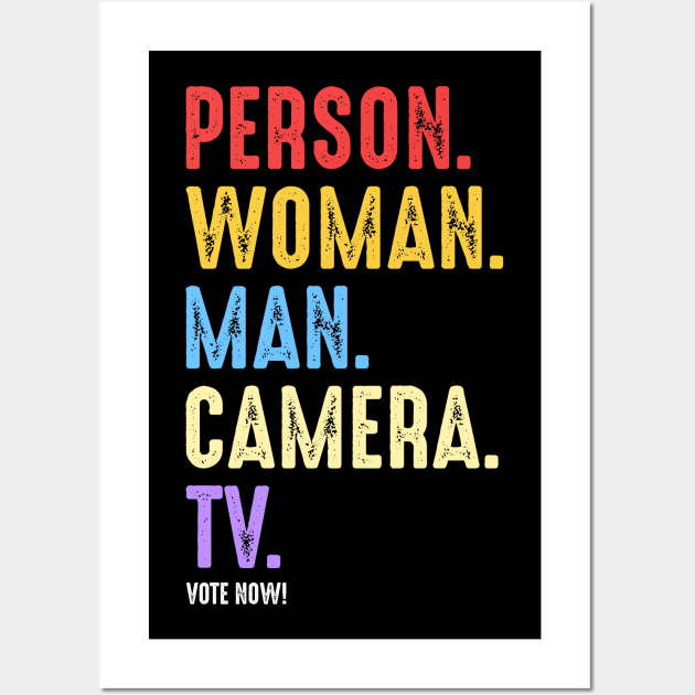 Person Woman Man Camera TV Wall Art by oskibunde